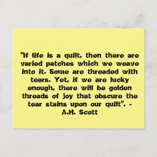 Quilt of Joy Briefkaart