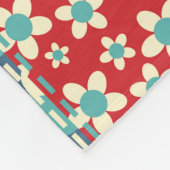  quilt: patchwork achtergrondpatroon. fleece deken (Hoek)