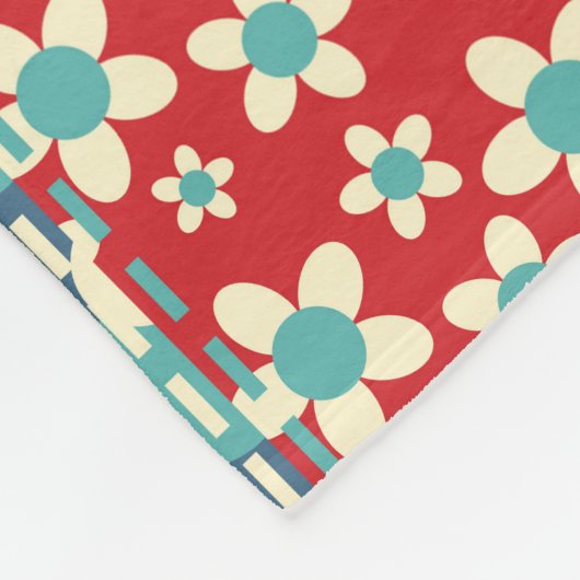  quilt: patchwork achtergrondpatroon. fleece deken (Hoek)