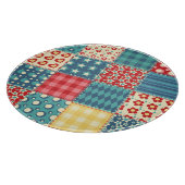 quilt: patchwork achtergrondpatroon. snijplank (Hoek)