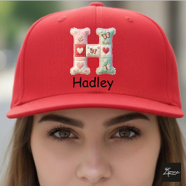 Quilt Patchwork Initiaal Letter H Babykamer Trucker Pet