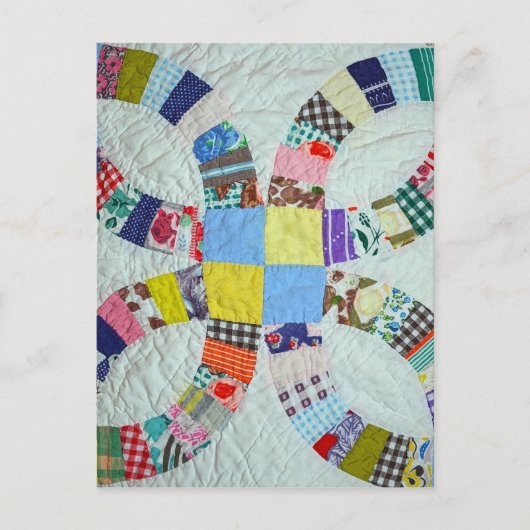 Quilt patroon briefkaart (Voorkant)