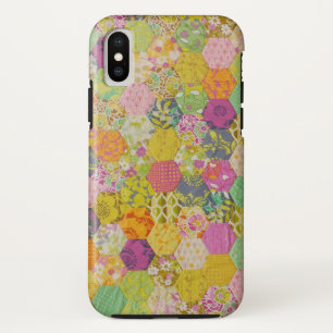 Quilt patroon iPhone x hoesje