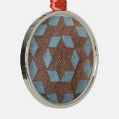 Quilt Pattern - Castle Metalen Ornament (Rechts)