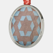 Quilt Pattern - Castle Metalen Ornament (Links)