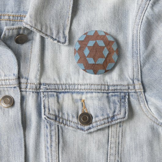 Quilt Pattern - Castle Ronde Button 5,7 Cm (In situ)