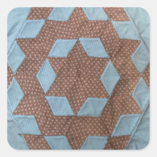 Quilt Pattern - Castle Vierkante Sticker