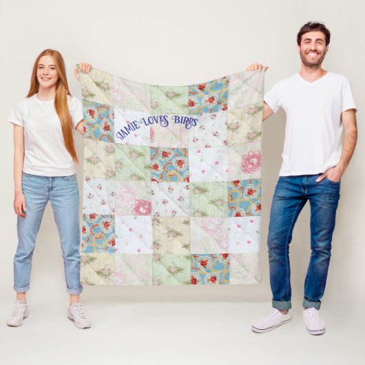 quilt personaliseren fleece deken (In situ)