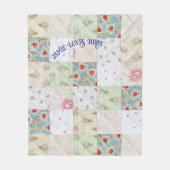 quilt personaliseren fleece deken (Voorkant)