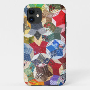  quilt Seamstress Geometrische patronen iPhone 11 Hoesje
