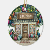 QUILT Shop Ornement en céramique (Gauche)