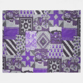 QUILT (Simulate) Vluchtmaandoorgangen Fleece Deken (Voorkant (Horizontaal))