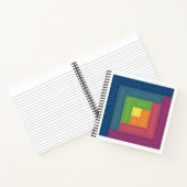 Quilt Square-laptop met logboekcabine Notitieboek (Binnen)
