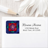 Quilt Square Monogram Etiket (Insitu)