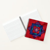Quilt Square Monogram Notitieboek (Binnen)