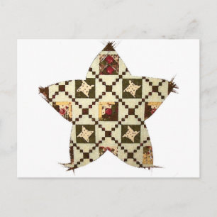 Quilt Star Briefkaart
