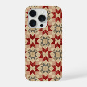 Quilt Star Phone Case Vintage Patchwork Geometric (Verso)