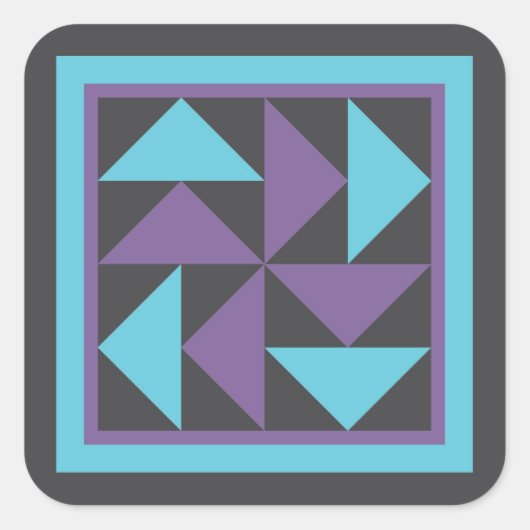 Quilt Stickers - DutchMan's Puzzel (Voorkant)