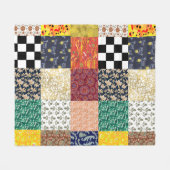 Quilt Style Fleece Deken (Voorkant (Horizontaal))