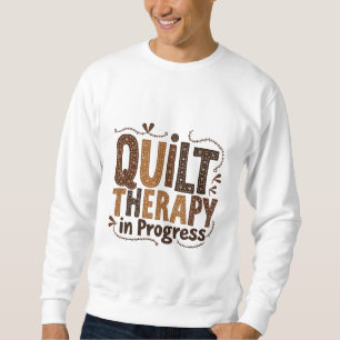 Quilt Therapy in het proces naaien ambacht liefheb Trui