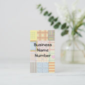 Quilt Visitekaartje (Staand voorkant)