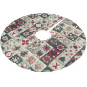 Quilted Kerstontwerpen Kerstboom Rok (Gekanteld)