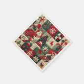 Quilted Kerstontwerpen Servet (Hoek)