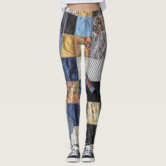 Quilted Looking Leggings (Voorkant)