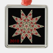 Quilted Star Pattern Ornament (Voorkant)