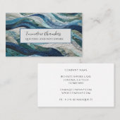 Quilten en patchwork ontwerp visitekaartje (Voorkant / Achterkant)