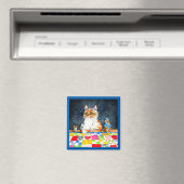 Quilten kat en muis magneet (Insitu (Vaatwasser))