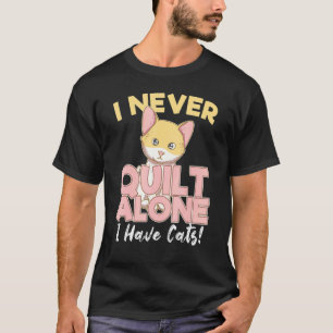 Quilten Kitty Breien Quilter Procestijd Reserve T-shirt