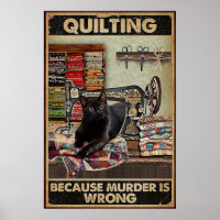 Quilten omdat moord fout is