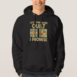 Quilten voor naailiefhebber Mannen Vrouwen Quilt 1 Hoodie