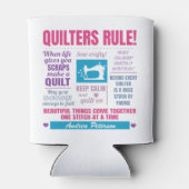 Quilter Quottes Quilters Rule Blikjeskoeler (Achterkant)