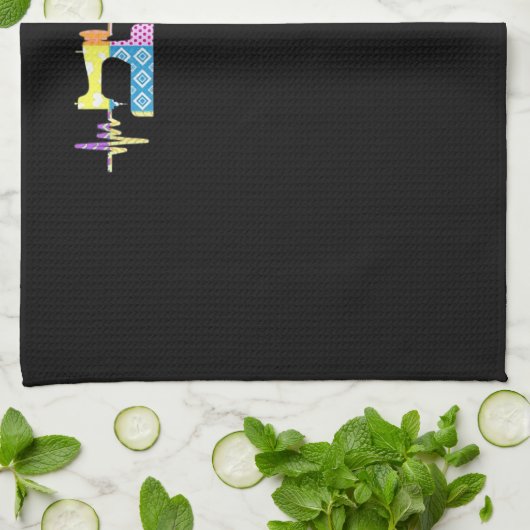 Quilter Sewing Heartbeat - Quilter Lover Theedoek (Gevouwen)