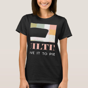 Quilter Sewing Machine Fabric Pattern Qui T-shirt