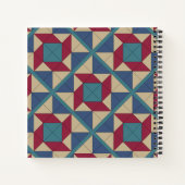 Quilters Americana Whirlpool Quilt Block Carnet (Dos)