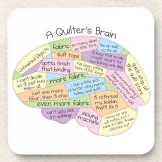 Quilter's Brain Drankjes Onderzetter