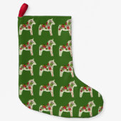 Quilter's Dala Horse Kleine Kerstsok (Voorkant)