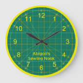 Quilter's Green Cutting Mat  Grote Klok (Voorkant)