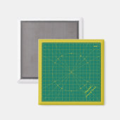 Quilter's Green Cutting Mat Personalized Magnet (Recto/Verso)