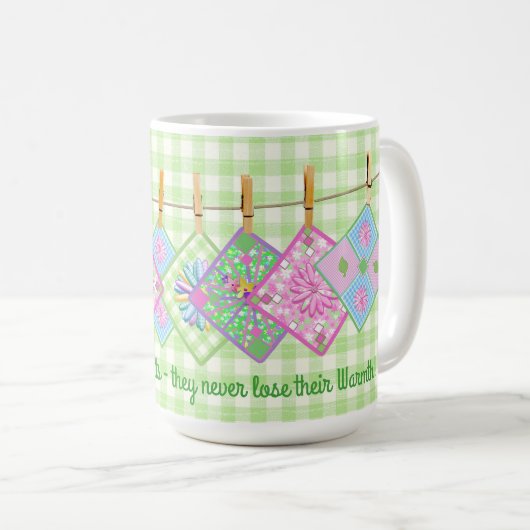 Quilter's Mok - Quote - Closesline-Quilt Squares (Voorkant rechts)