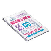 Quilters Quilting Quote Notitieboek (Rechterzijde)