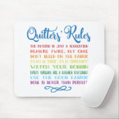 Quilter's Rules Muismat (Met muis)