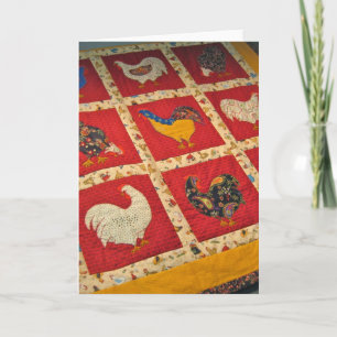 Quilters zijn gekke vogels kaart
