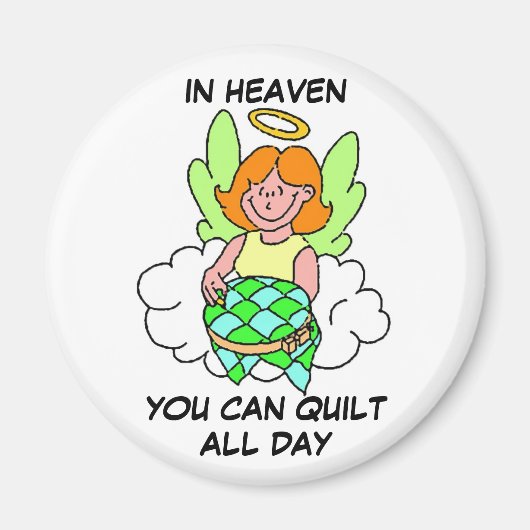 Quilting Angel Magnet Magneet (Voorkant)