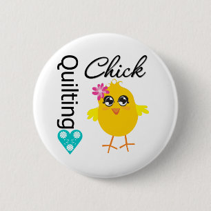 Quilting Chick Ronde Button 5,7 Cm