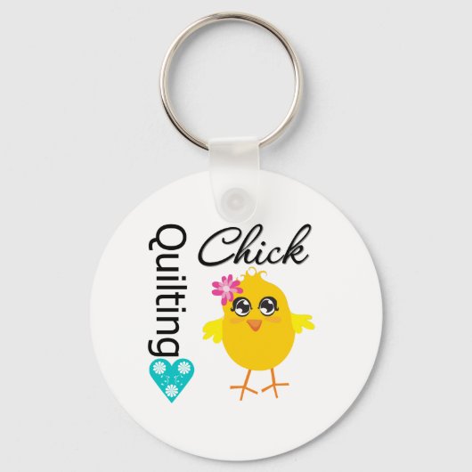 Quilting Chick Sleutelhanger (Voorkant)