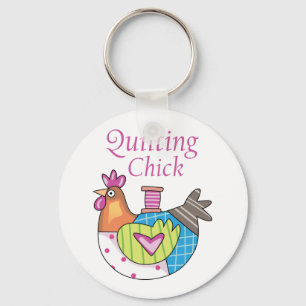 Quilting Chick Sleutelhanger